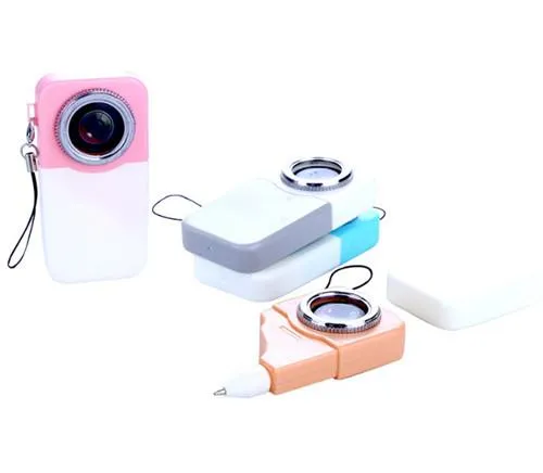 Kawaii Kamera-förmiger Kunststoffstift